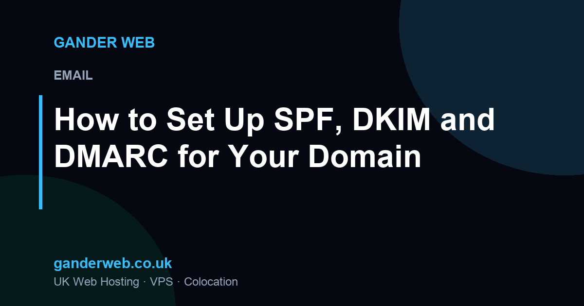 How to Set Up SPF, DKIM and DMARC for Your Domain